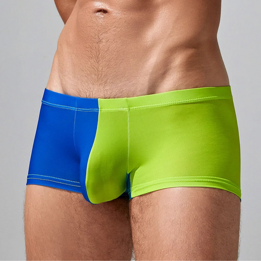 a hot man in green Seobean Varsity Boxer Briefs - pridevoyageshop.com - gay men’s thongs, boxers, briefs and jockstraps