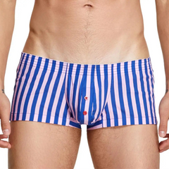 a hot man in pink CockCandy Stripes Boxers - pridevoyageshop.com - gay men’s thongs, boxers, briefs and jockstraps