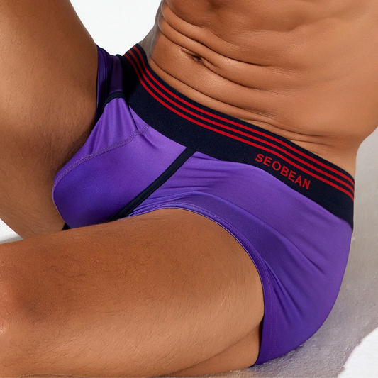 a hot man in purple SinWave Mini Panties - pridevoyageshop.com - gay men’s thongs, boxers, briefs and jockstraps