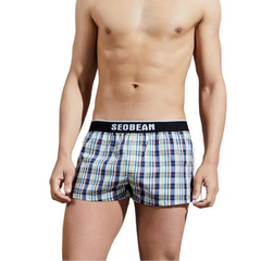 a hot man in white Top Me Plaid Shorts - pridevoyageshop.com - gay men’s thongs, boxers, briefs and jockstraps