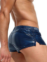 a man in Men’s Slippery Slut Glossy Boxer Shorts - pridevoyageshop.com - gay men’s thongs, boxers, briefs and jockstraps