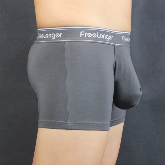 a man in dark gray Men’s Monster Bulge Boxers - pridevoyageshop.com - gay men’s thongs, boxers, briefs and jockstraps
