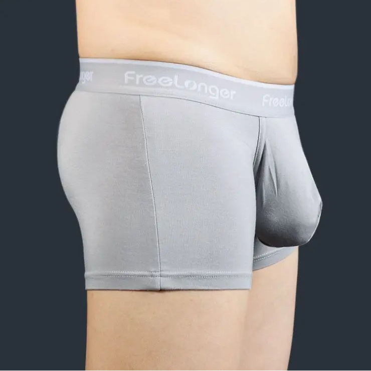a man in light gray Men’s Monster Bulge Boxers - pridevoyageshop.com - gay men’s thongs, boxers, briefs and jockstraps