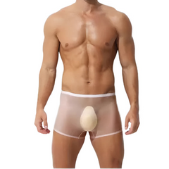 a sex man in pink Men’s Ultra Sheer Big Bulge Boxers - pridevoyageshop.com - gay men’s thongs, boxers, briefs and jockstraps