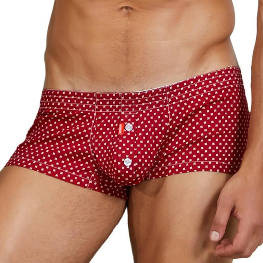 a sexy boy in red Astro Boi Bulge Boxers - pridevoyageshop.com - gay men’s thongs, boxers, briefs and jockstraps