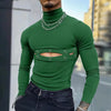 a sexy man in Green Charli Cutout Turtleneck - pridevoyageshop.com - gay men's fashion, clubwear, party outfit