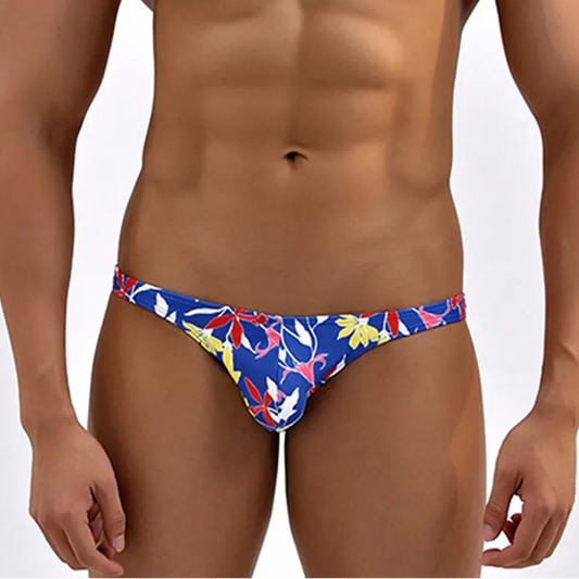 a sexy man in Men’s Buds & Butts Bikini Swim Briefs - pridevoyageshop.com - gay men’s sexy swim briefs, trunks, board shorts, and bikinis