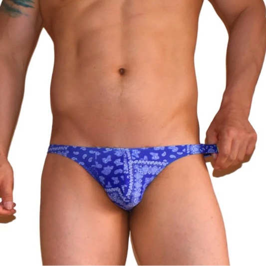 a sexy man in Men’s Deep Sea Bulge Swim Bikini Briefs - pridevoyageshop.com - gay men’s sexy swim briefs, trunks, board shorts, and bikinis