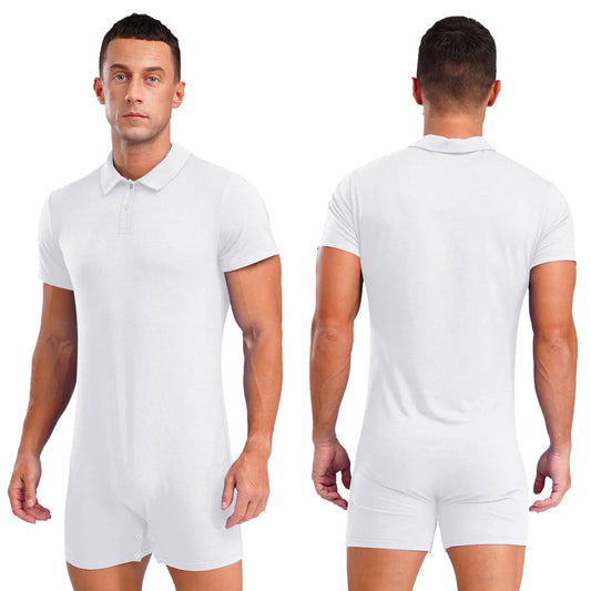a sexy man in White Handler Singlet - pridevoyageshop.com - gay men's lingerie, bodywear, fetish wear