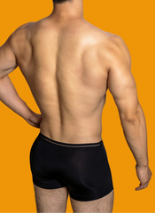 a sexy man in black DM Breathless Super Thin Boxer Briefs - pridevoyageshop.com - gay men’s thongs, boxers, briefs and jockstraps