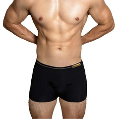 a sexy man in black DM Breathless Super Thin Boxer Briefs - pridevoyageshop.com - gay men’s thongs, boxers, briefs and jockstraps