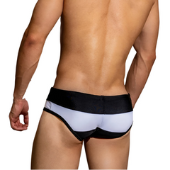 a sexy man in black DM Men’s Side Hustle Swim Briefs - pridevoyageshop.com - gay men’s thongs, boxers, briefs and jockstraps