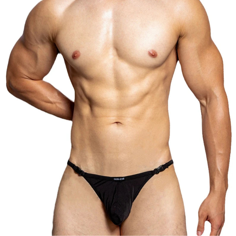 a sexy man in black Men’s Blow Me Quick-Release Brief - pridevoyageshop.com - gay men’s thongs, boxers, briefs and jockstraps