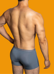 a sexy man in blue DM Breathless Super Thin Boxer Briefs - pridevoyageshop.com - gay men’s thongs, boxers, briefs and jockstraps