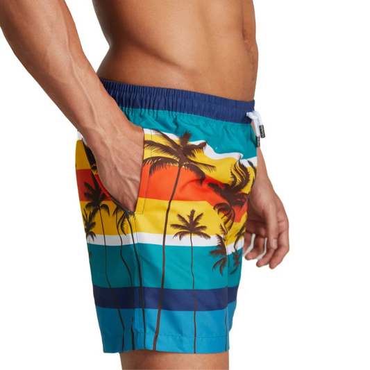 a sexy man in coconut tree Men’s Cruise Control Fire Island Swim Shorts – pridevoyageshop.com – gay men’s sexy swim briefs, trunks, board shorts, and bikinis