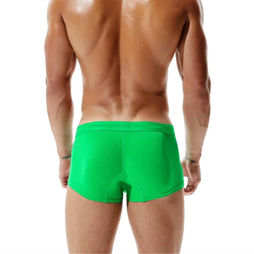 a sexy man in green Hungry Boi Boxer Briefs - pridevoyageshop.com - gay men’s thongs, boxers, briefs and jockstraps