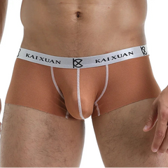 a sexy man in orange Mens Seamless Chroma Mini Trunks - pridevoyageshop.com - gay men’s thongs, boxers, briefs and jockstraps