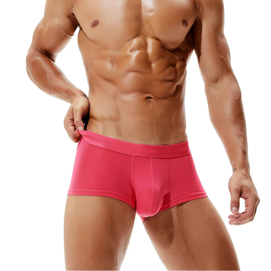 a sexy man in pink Hungry Boi Boxer Briefs - pridevoyageshop.com - gay men’s thongs, boxers, briefs and jockstraps