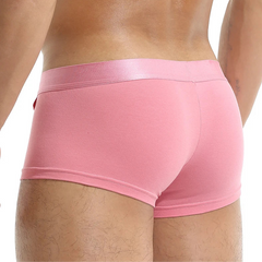 a sexy man in pink Men’s Peek-a-Bulge Mesh Pouch Boxers - pridevoyageshop.com - gay men’s thongs, boxers, briefs and jockstraps