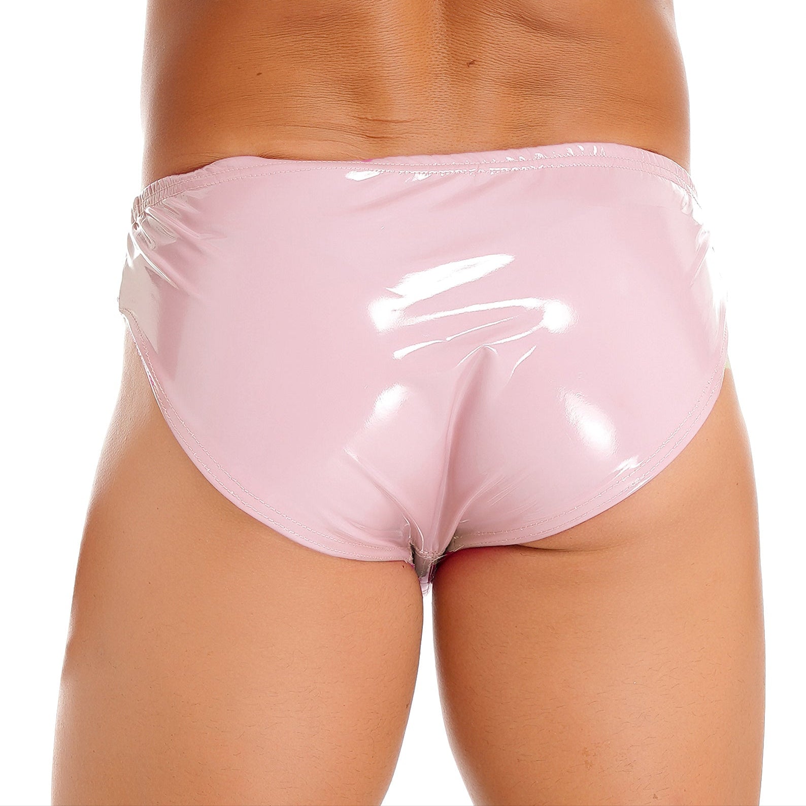 a sexy man in pink Men’s Shimmer & Sin Wet Look Briefs - pridevoyageshop.com - gay men’s thongs, boxers, briefs and jockstraps
