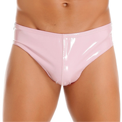 a sexy man in pink Men’s Shimmer & Sin Wet Look Briefs - pridevoyageshop.com - gay men’s thongs, boxers, briefs and jockstraps