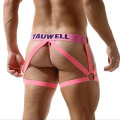 a sexy man in pink Men’s Tauwell Harness Jockstrap - pridevoyageshop.com - gay men’s thongs, boxers, briefs and jockstraps