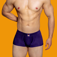 a sexy man in purple Fruity Boy Boxers - pridevoyageshop.com - gay men’s thongs, boxers, briefs and jockstraps