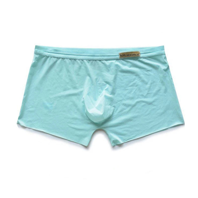 a sexy man in sky blue DM Breathless Super Thin Boxer Briefs - pridevoyageshop.com - gay men’s thongs, boxers, briefs and jockstraps