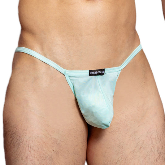 a sexy man in sky blue DM Men’s Blow Me Side-String Brief - pridevoyageshop.com - gay men’s thongs, boxers, briefs and jockstraps