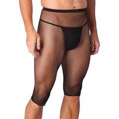 a sexy man in small mesh Signal Boost Capri Nets - pridevoyageshop.com - gay men’s harness, lingerie and fetish wear