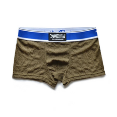 army green DM F.U.C.K. Lace Boxers - pridevoyageshop.com - gay men’s thongs, boxers, briefs and jockstraps