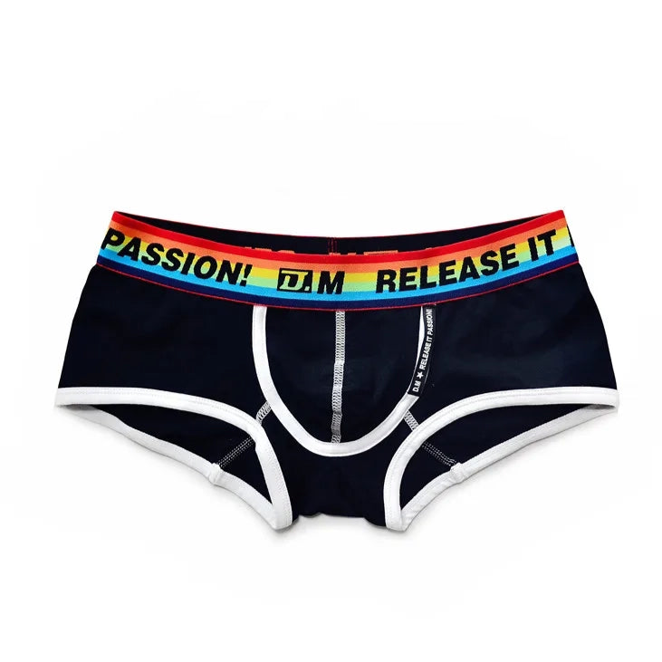 black DM Men’s Pride Release It Passion Rainbow Brief - pridevoyageshop.com - gay men’s thongs, boxers, briefs and jockstraps