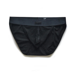 black DM Men’s “Ribbed Master” Full-Coverage Brief - pridevoyageshop.com - gay men’s thongs, boxers, briefs and jockstraps