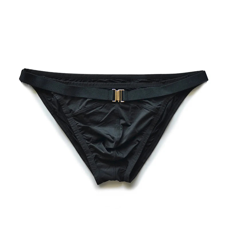 black DM Men’s Tummy Strap Jock Briefs - pridevoyageshop.com - gay men’s thongs, boxers, briefs and jockstraps