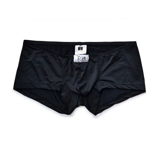 black DM Silk Hottie Boxers - pridevoyageshop.com - gay men’s thongs, boxers, briefs and jockstraps