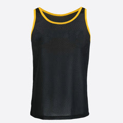 black Daddys Tryout Mesh Tank – pridevoyageshopcom – gay mens clubwear mesh tanks crop tops fashion tops partywear activewear