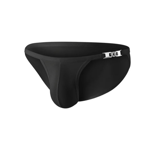 black Men’s Quick-Release Clasp Pops Brief - pridevoyageshop.com - gay men’s thongs, boxers, briefs and jockstraps