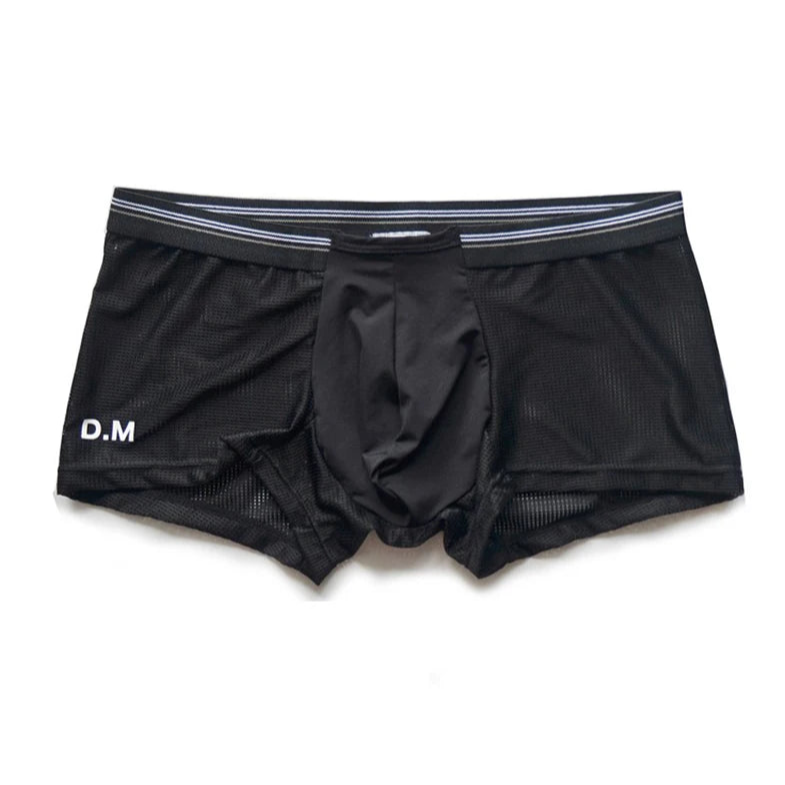 black Sinfully Sheer Boxer - pridevoyageshop.com - gay men’s thongs, boxers, briefs and jockstraps
