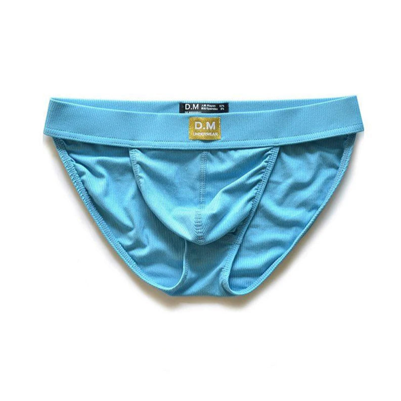 blue DM Men’s Ribbed Bulge-Lift Brief - pridevoyageshop.com - gay men’s thongs, boxers, briefs and jockstraps