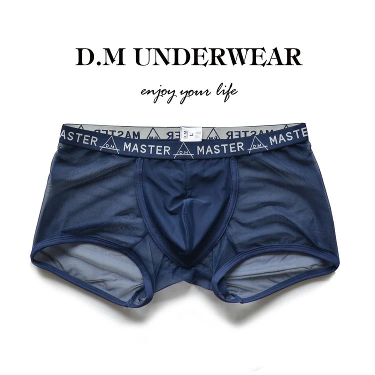 blue DM Peepshow Master Boxer Briefs - pridevoyageshop.com - gay men’s thongs, boxers, briefs and jockstraps