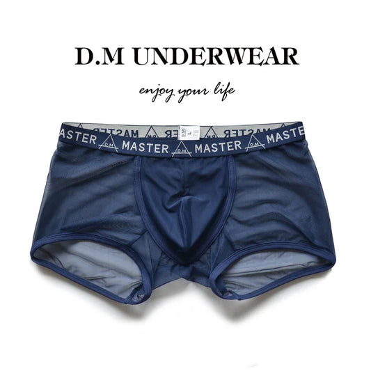 blue DM Peepshow Master Boxer Briefs - pridevoyageshop.com - gay men’s thongs, boxers, briefs and jockstraps