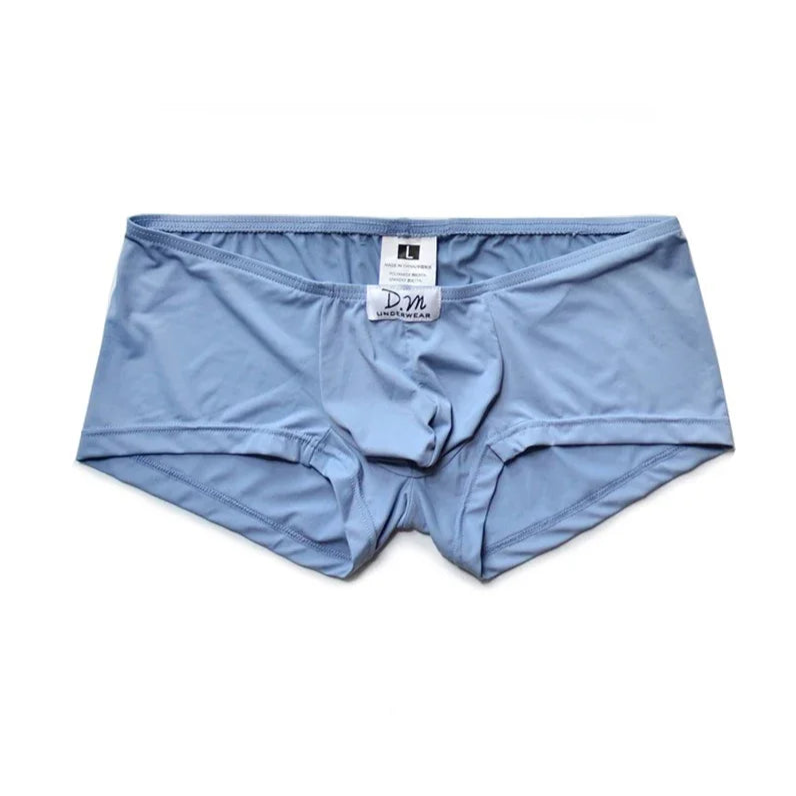 blue DM Silk Hottie Boxers - pridevoyageshop.com - gay men’s thongs, boxers, briefs and jockstraps
