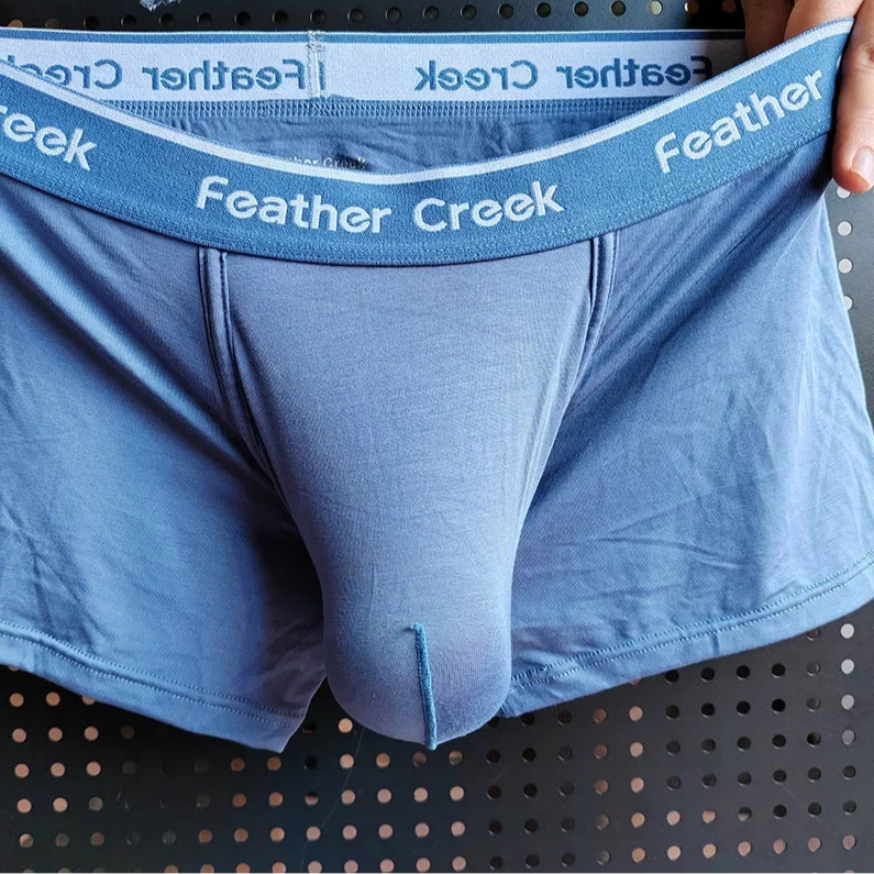 blue Men’s Trophy Trunk Super-Big Pouch Boxers - pridevoyageshop.com - gay men’s thongs, boxers, briefs and jockstraps