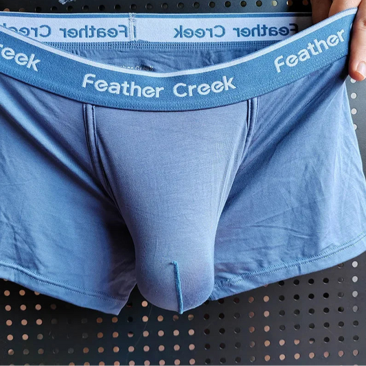 blue Men’s Trophy Trunk Super-Big Pouch Boxers - pridevoyageshop.com - gay men’s thongs, boxers, briefs and jockstraps