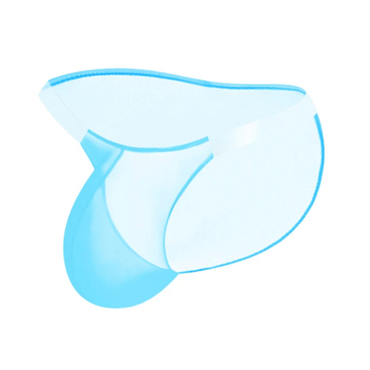 blue Men’s Ultra-Sheer One-Piece Brief - pridevoyageshop.com - gay men’s thongs, boxers, briefs and jockstraps
