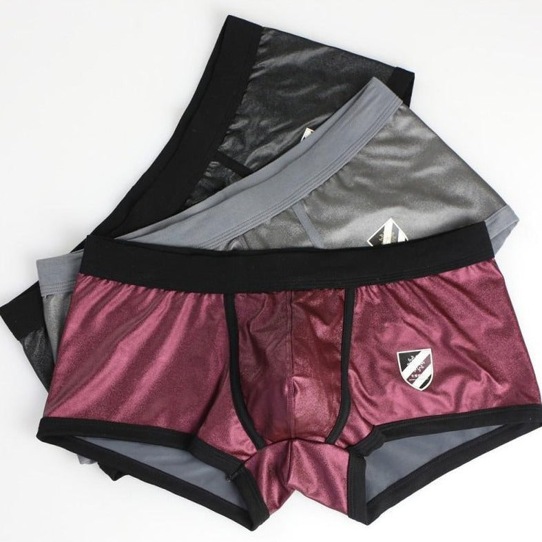 details of Brave Person Men's Metallic Badge Boxer Briefs - pridevoyageshop.com - gay men’s underwear and swimwear