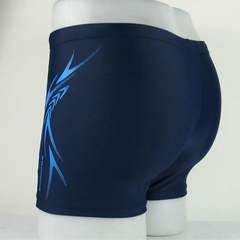 dark blue Men’s Darkroom Alpha Low Rise Swim Trunks - pridevoyageshop.com - gay men’s sexy swim briefs, trunks, board shorts, and bikinis