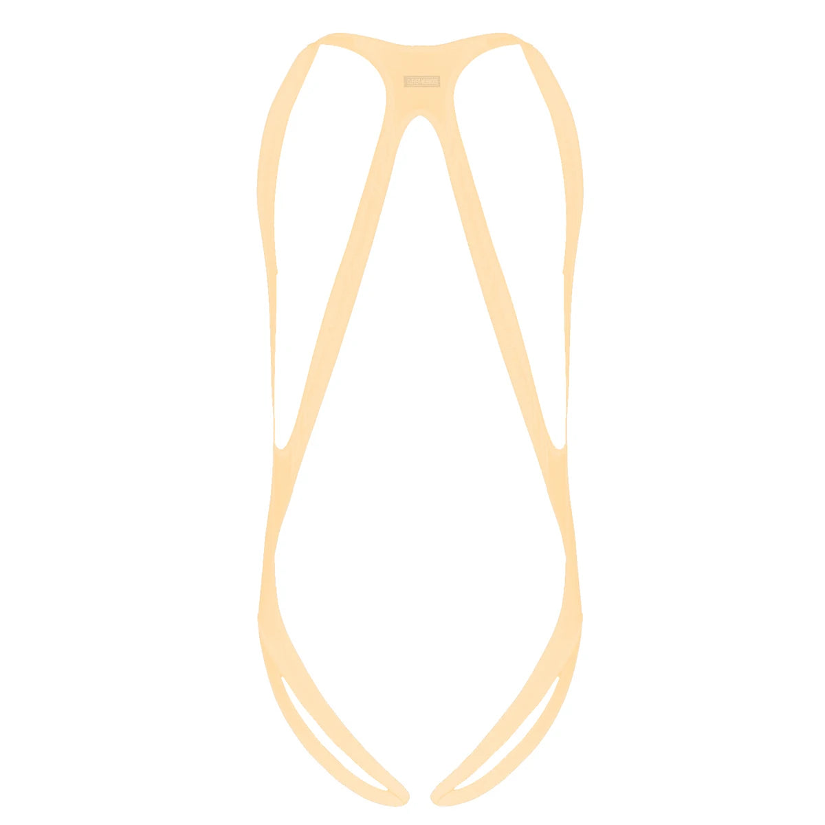details of nude The Rigging Sling Singlet – pridevoyageshop.com – gay men’s harness, lingerie and fetish wear