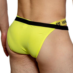 a hot man in yellow DM Starting to Get Sexy Briefs - pridevoyageshop.com - gay men’s thongs, boxers, briefs and jockstraps