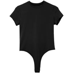 flat lay of Black Afters Bodysuit - pridevoyageshop.com - gay men's lingerie, bodywear, fetish wear